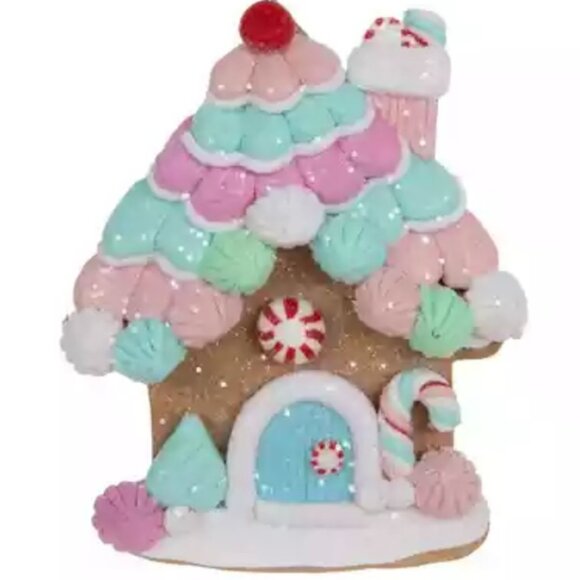 Christmas Ginger Bread House and Candy Cane Cookie Ornament Set (New) - Picture 4 of 5